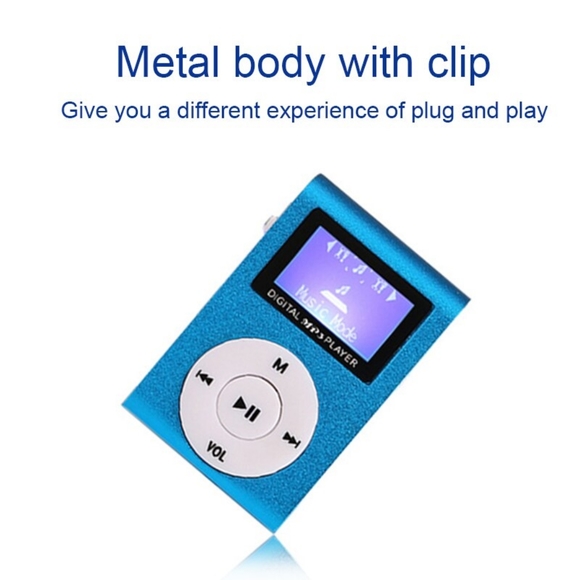 World's smallest MP3 multimedia player, retro look clips on w expandable memory - Picture 5 of 7
